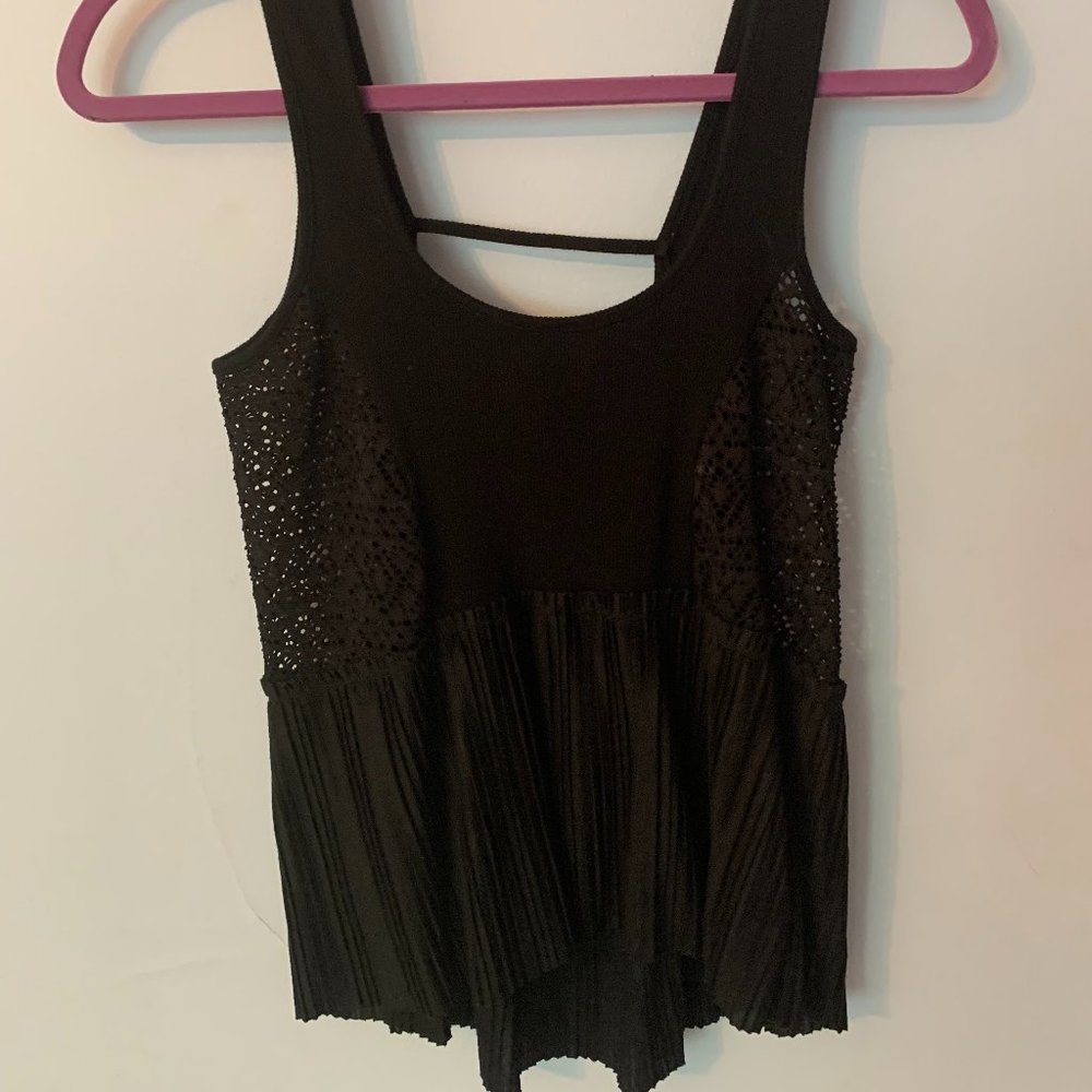 Cute black tank top